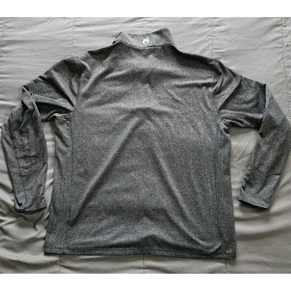 Greyson Men's Lightweight 1/4 Zip Mock Neck Herringbone Pullover L Performance - Picture 3 of 7